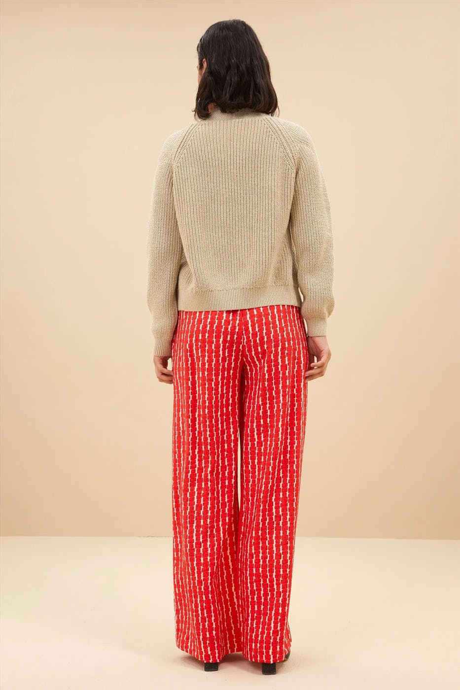 BY BAR - Beige Berry cardigan