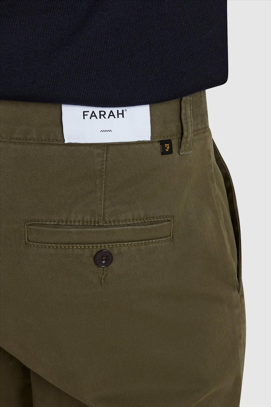 FARAH - Kaki Norwood chino