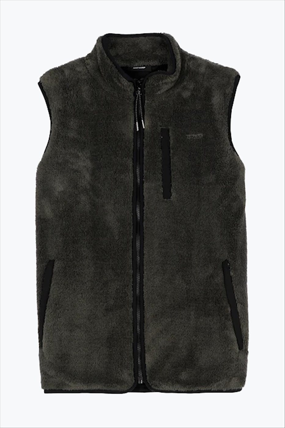 Antwrp - Donkergroene Teddy bodywarmer