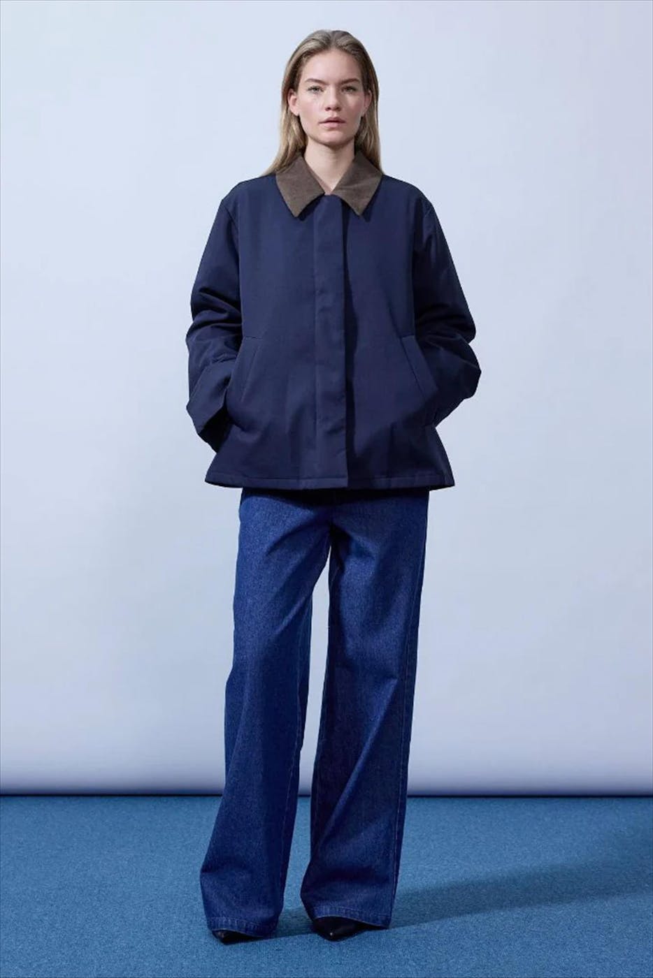 Modström - Donkerblauw Orkide vestje