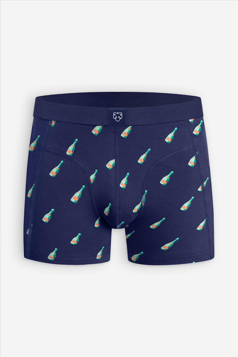 A'dam - Donkerblauwe Champagne Bottle boxershort