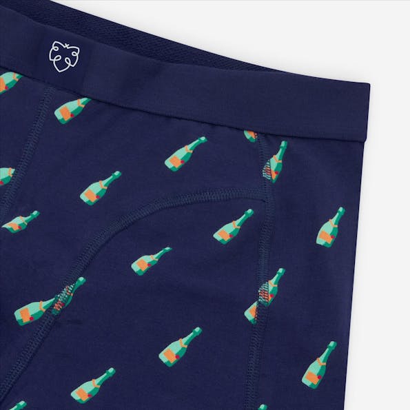 A'dam - Donkerblauwe Champagne Bottle boxershort