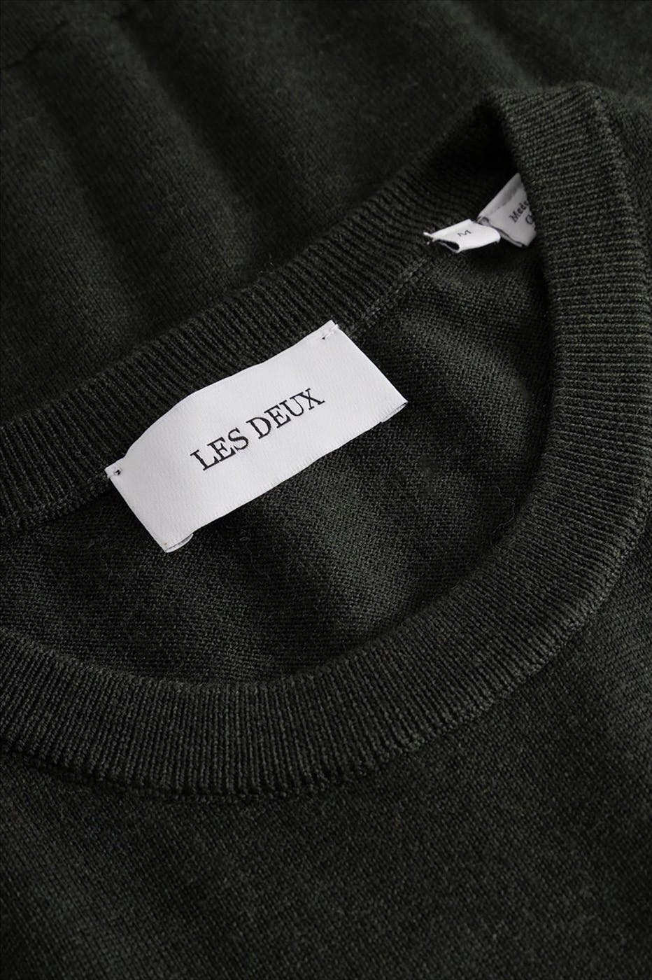 LES DEUX  - Donkergroene Greyson trui