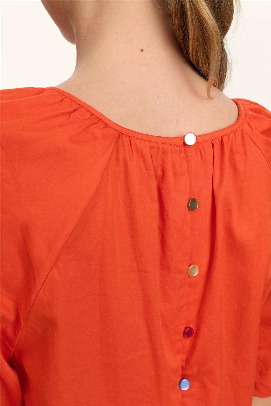 Nümph - Roodoranje Trine blouse