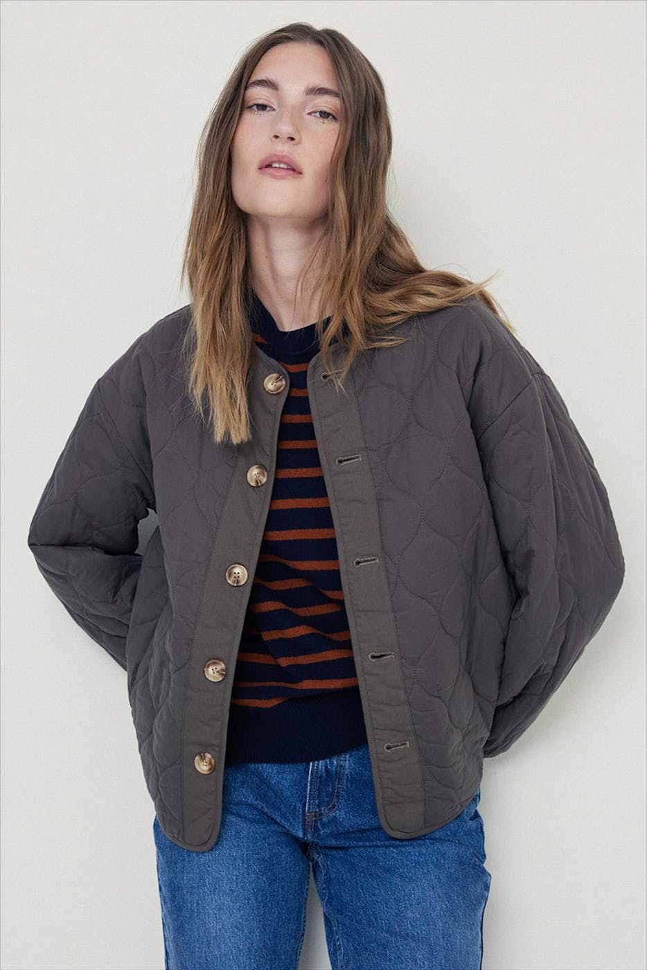 YERSE - Groene Combined jas