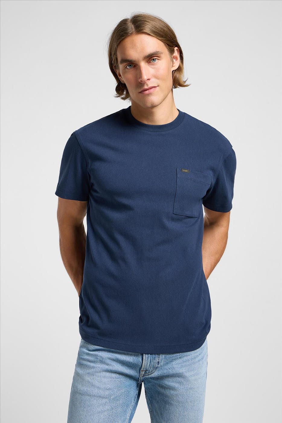 Lee - Donkerblauwe Pocket T-shirt