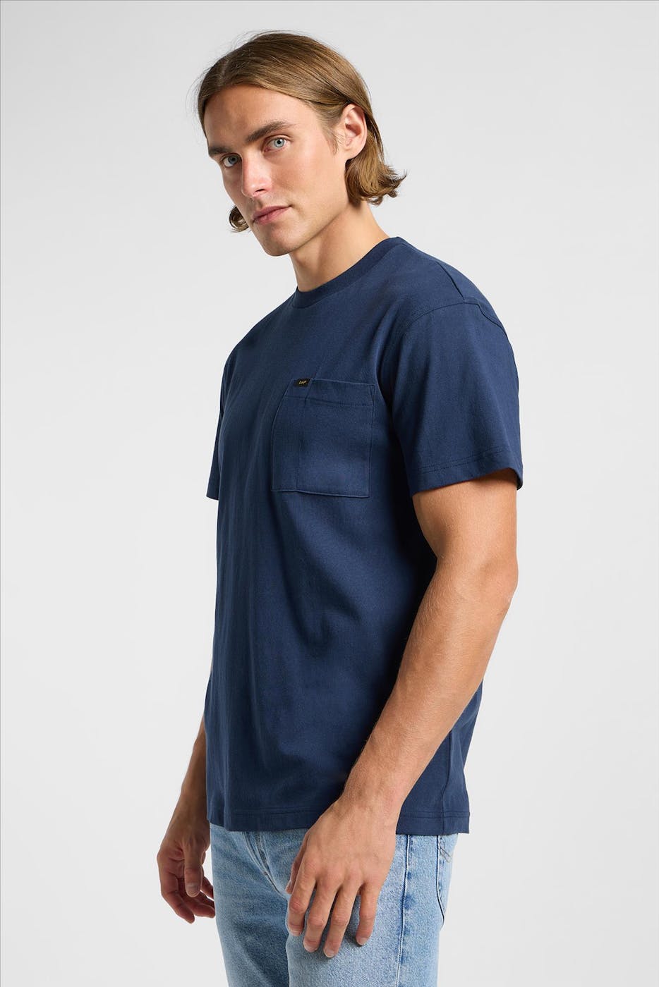Lee - Donkerblauwe Pocket T-shirt