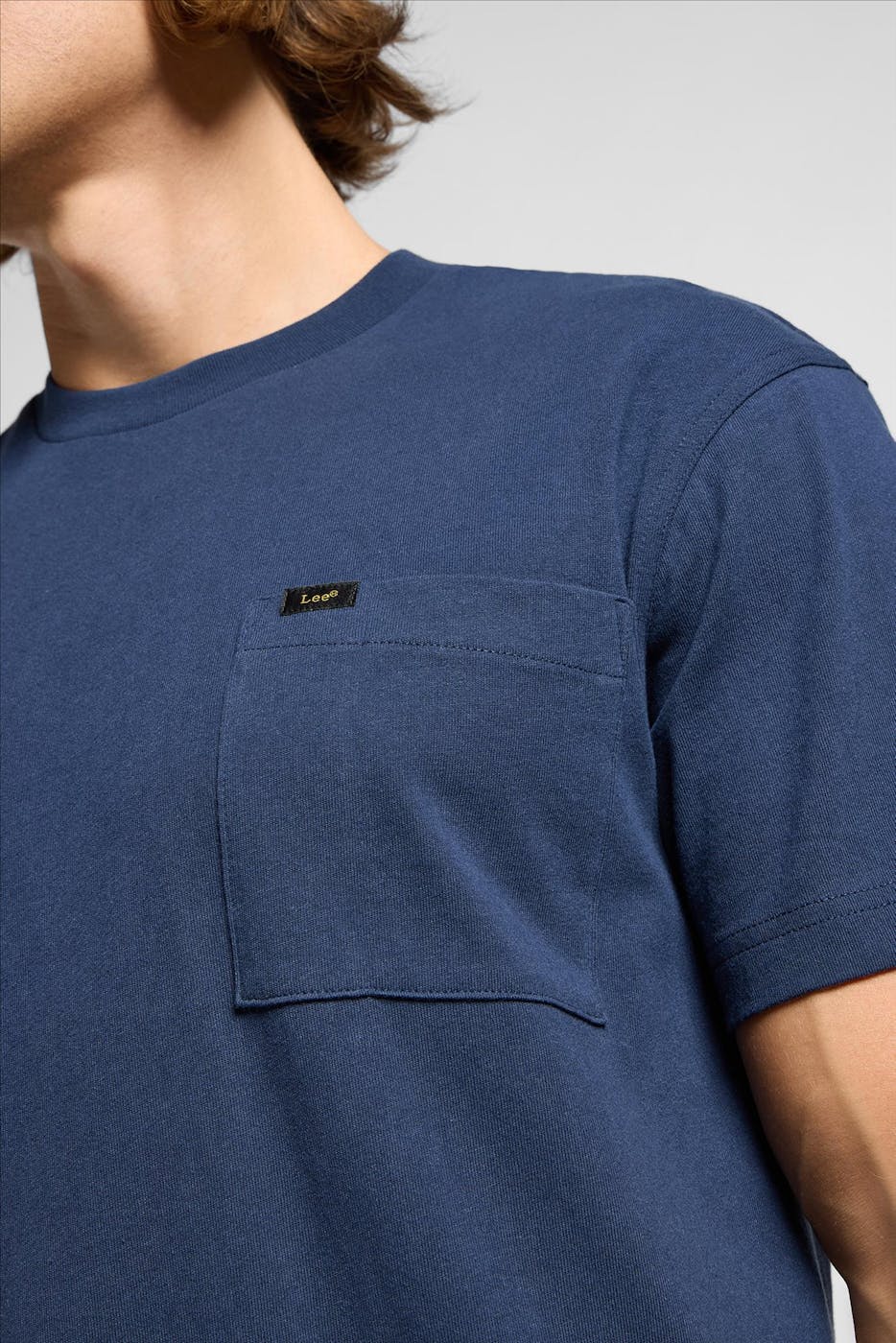 Lee - Donkerblauwe Pocket T-shirt
