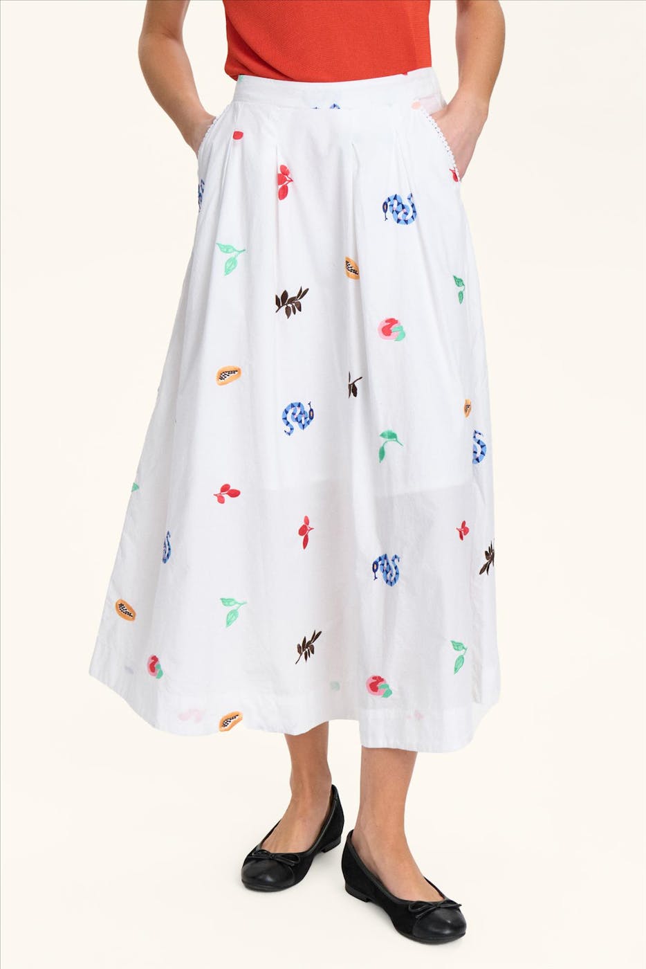 Nümph - Witte Valentine rok