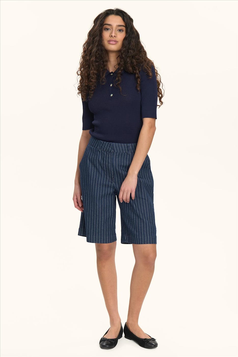 Nümph - Donkerblauwe Vibeke jort short