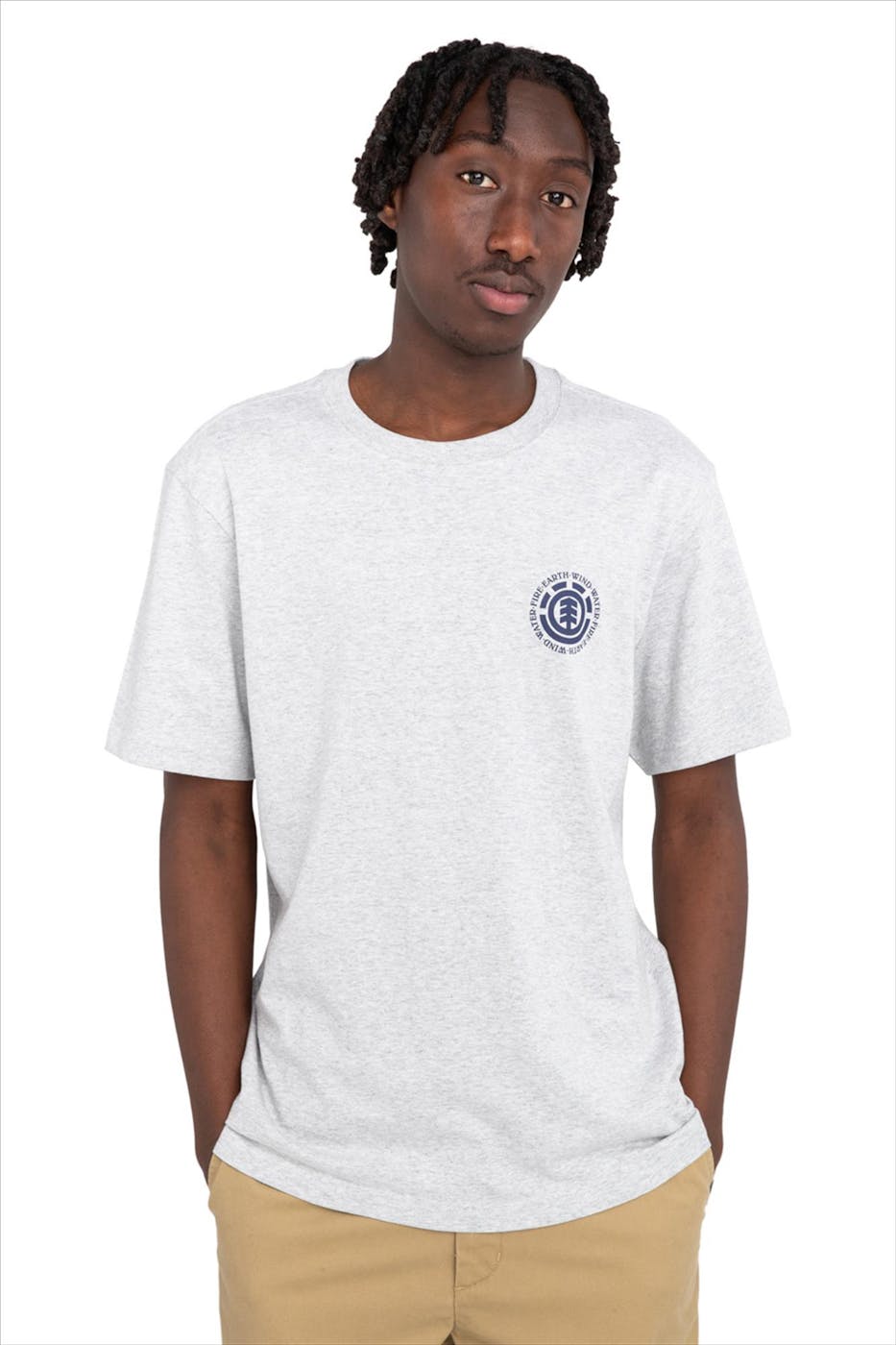 Element - Lichtgrijze Seal T-shirt