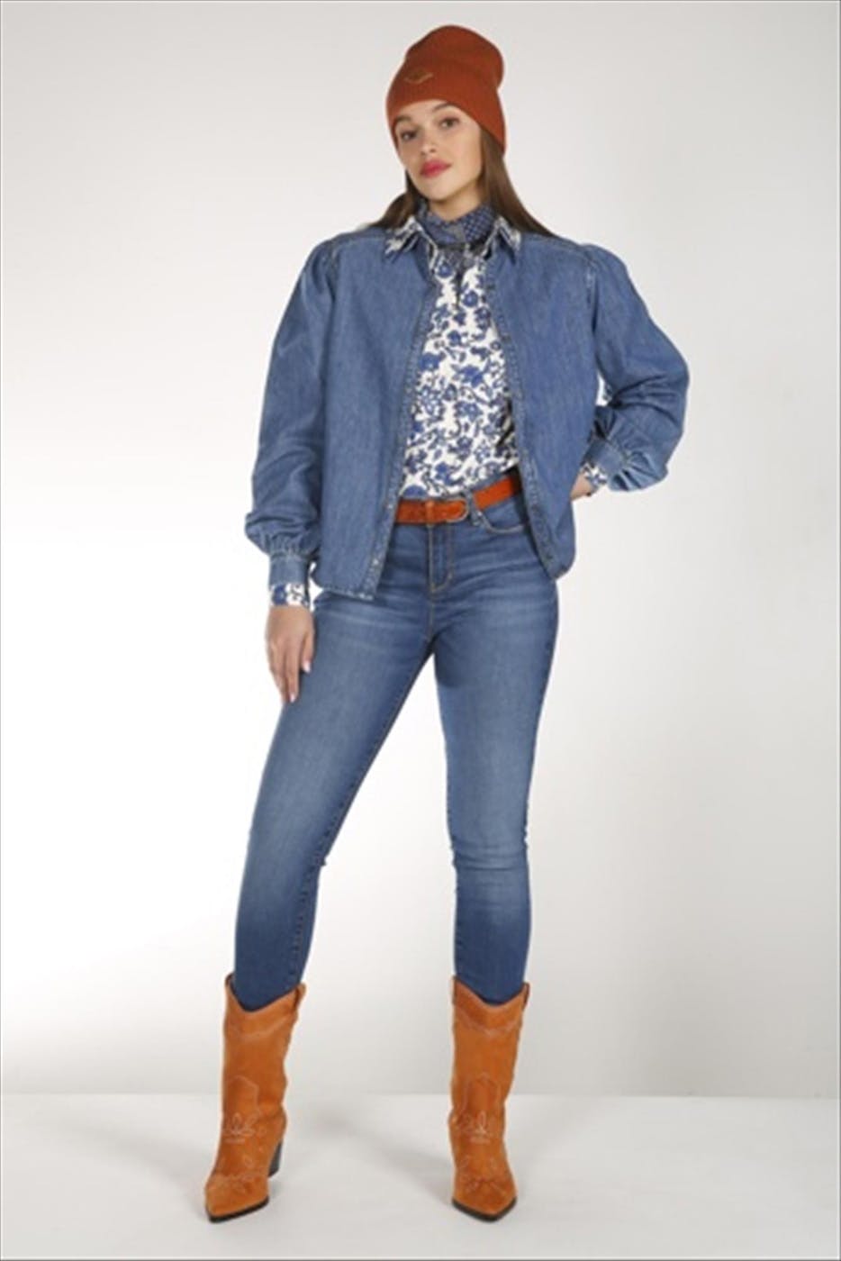 Lee Cooper - Blauwe Slim Kato jeans
