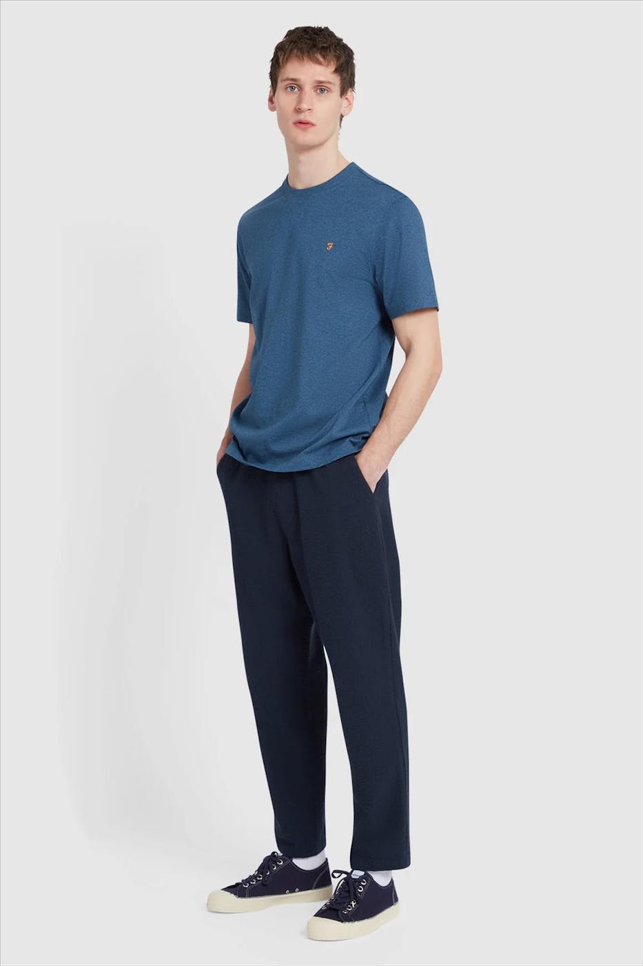 FARAH - Blauwe Danny T-shirt