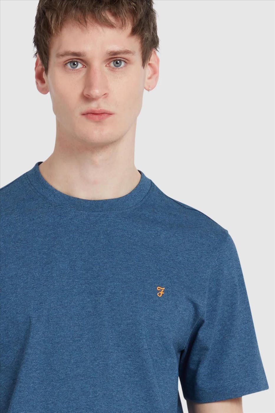 FARAH - Blauwe Danny T-shirt