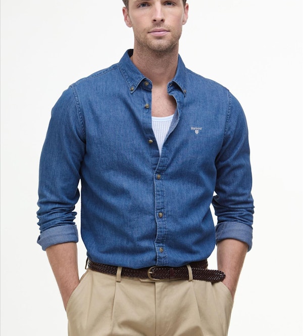 Barbour - Blauw Crest hemd
