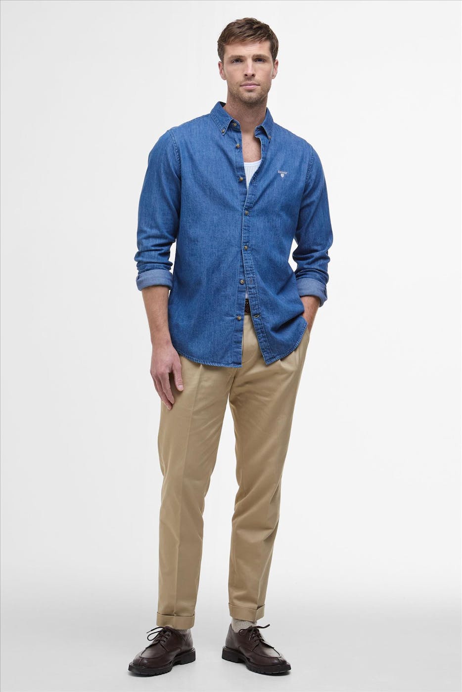 Barbour - Blauw Crest hemd