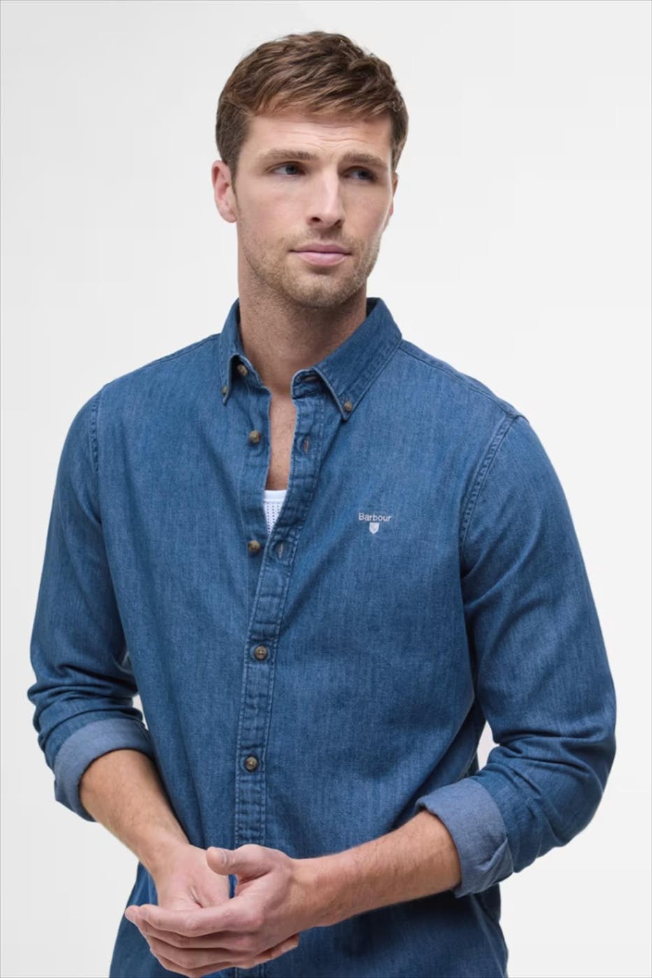 Barbour - Blauw Crest hemd