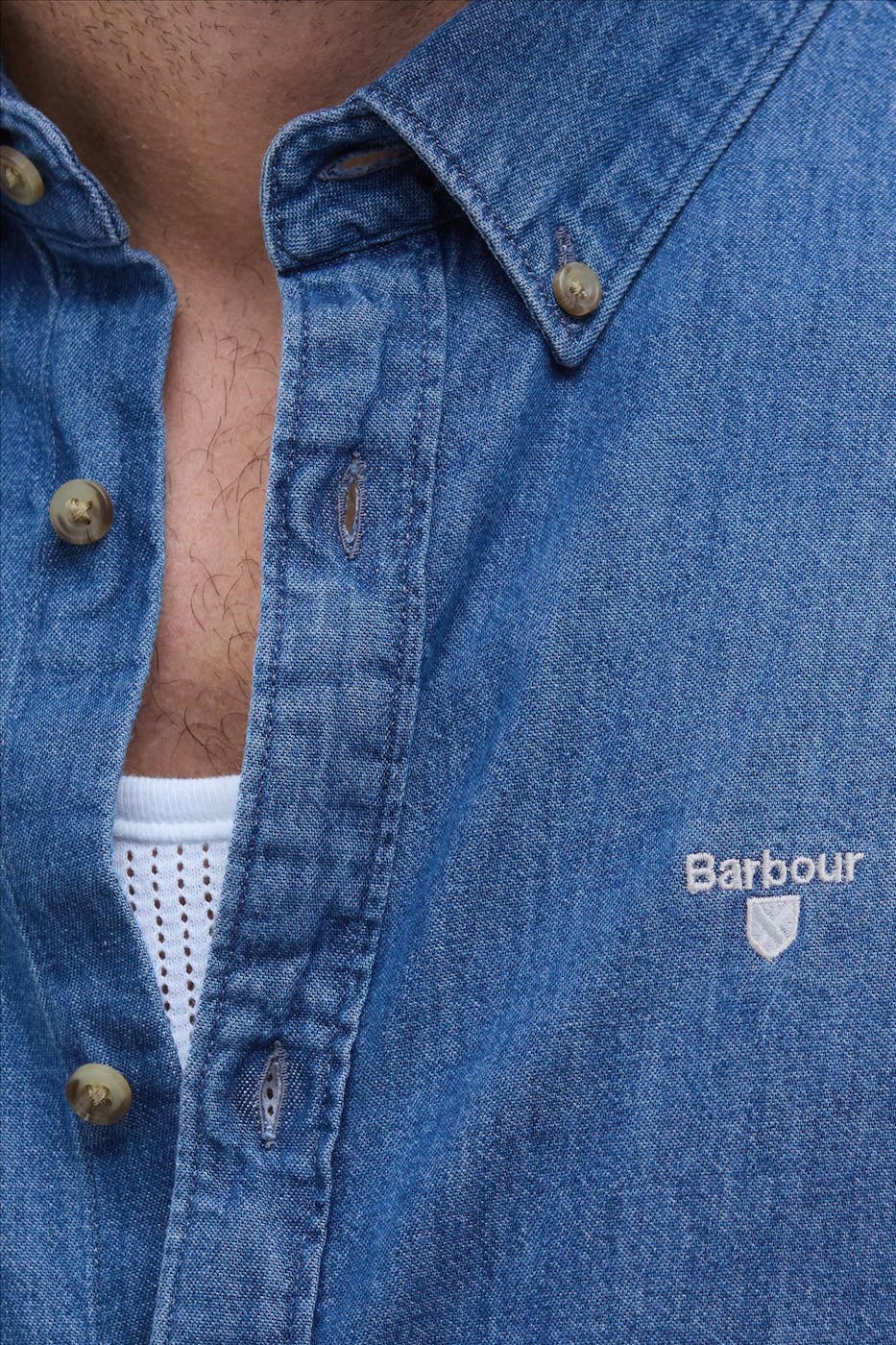 Barbour - Blauw Crest hemd