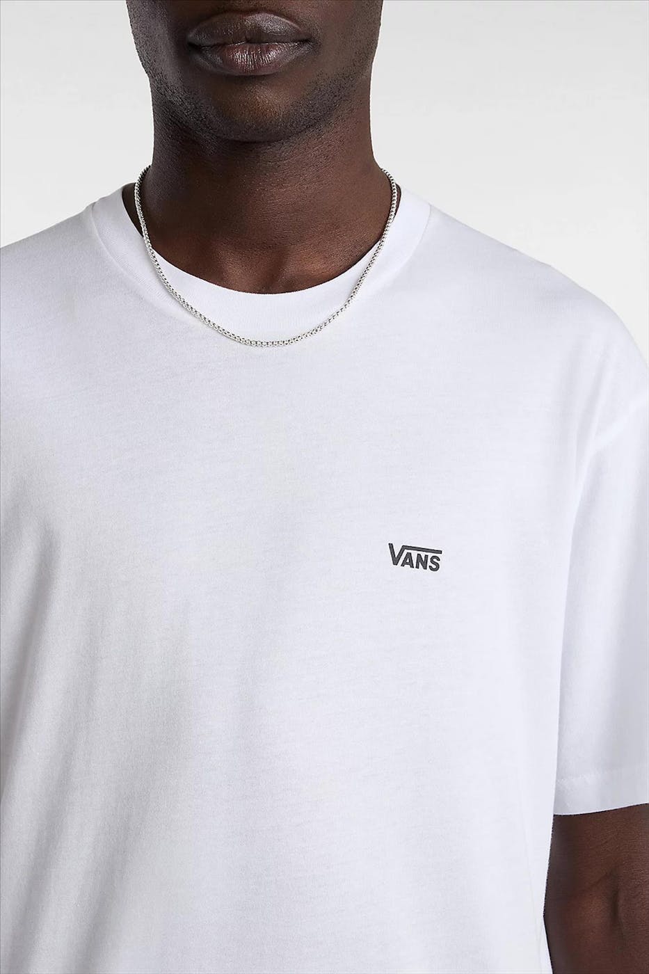 Vans - Witte Left Chest Logo T-shirt