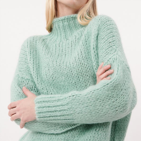 FRNCH - Mintgroene Noah trui