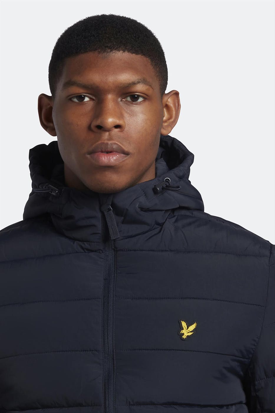 Lyle & Scott - Donkerblauwe Lightweight Puffer jas