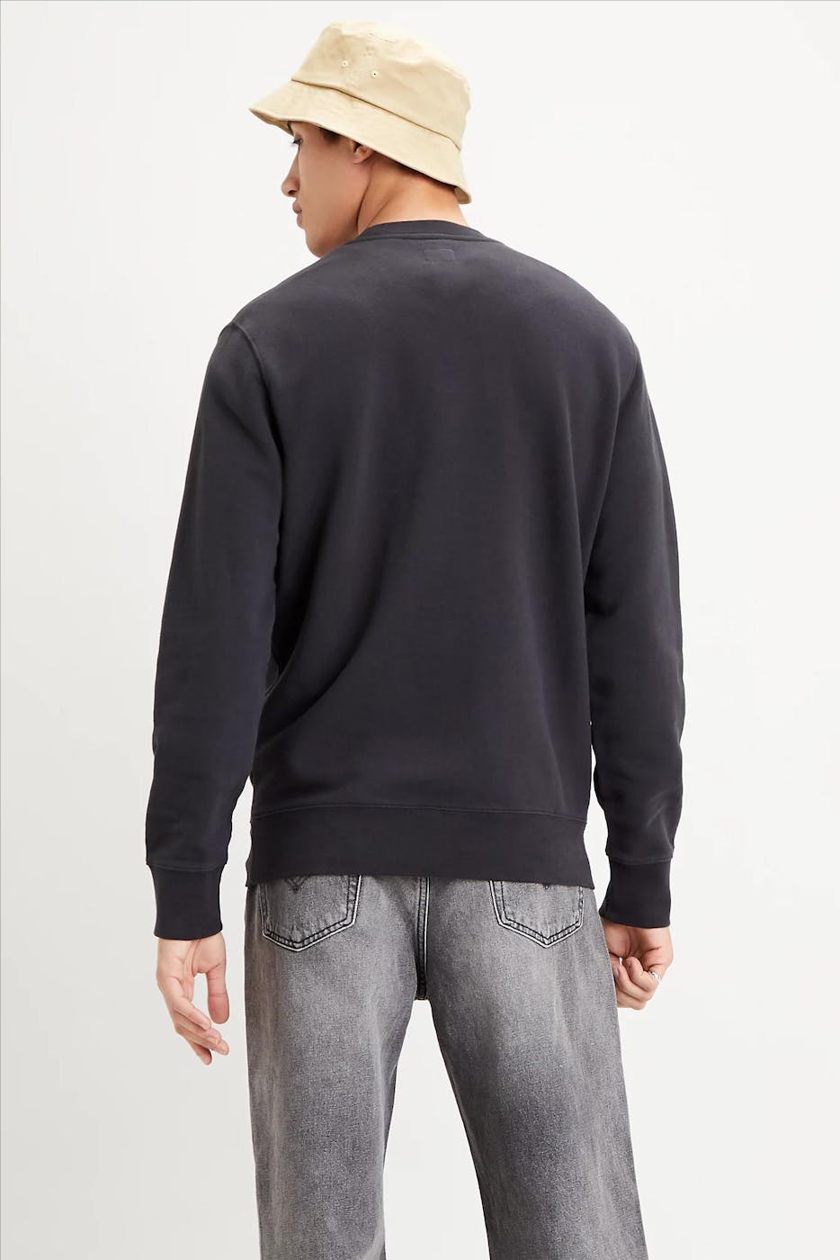 Levi's - Zwarte Batwing Logo sweater