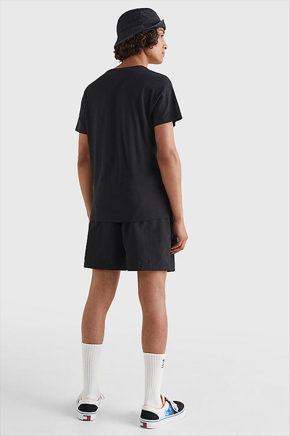 Tommy Jeans - Zwarte Panson T-shirt