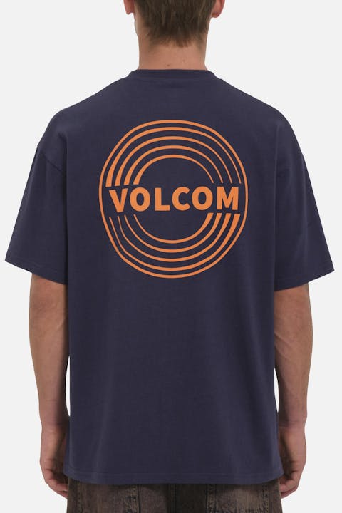 Volcom - Donkerblauwe Switchflip T-shirt