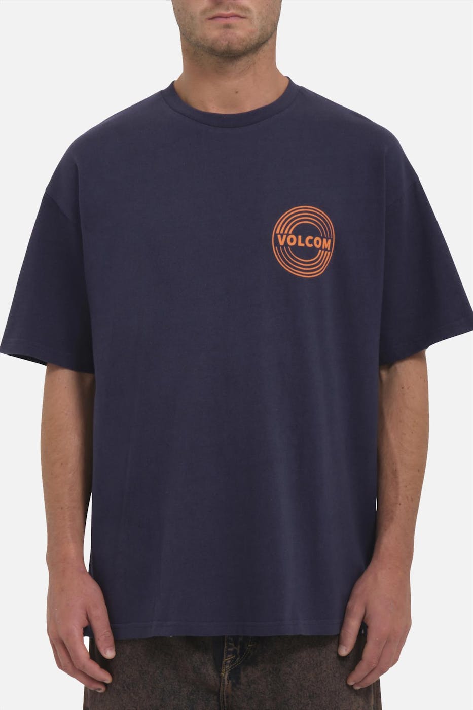 Volcom - Donkerblauwe Switchflip T-shirt