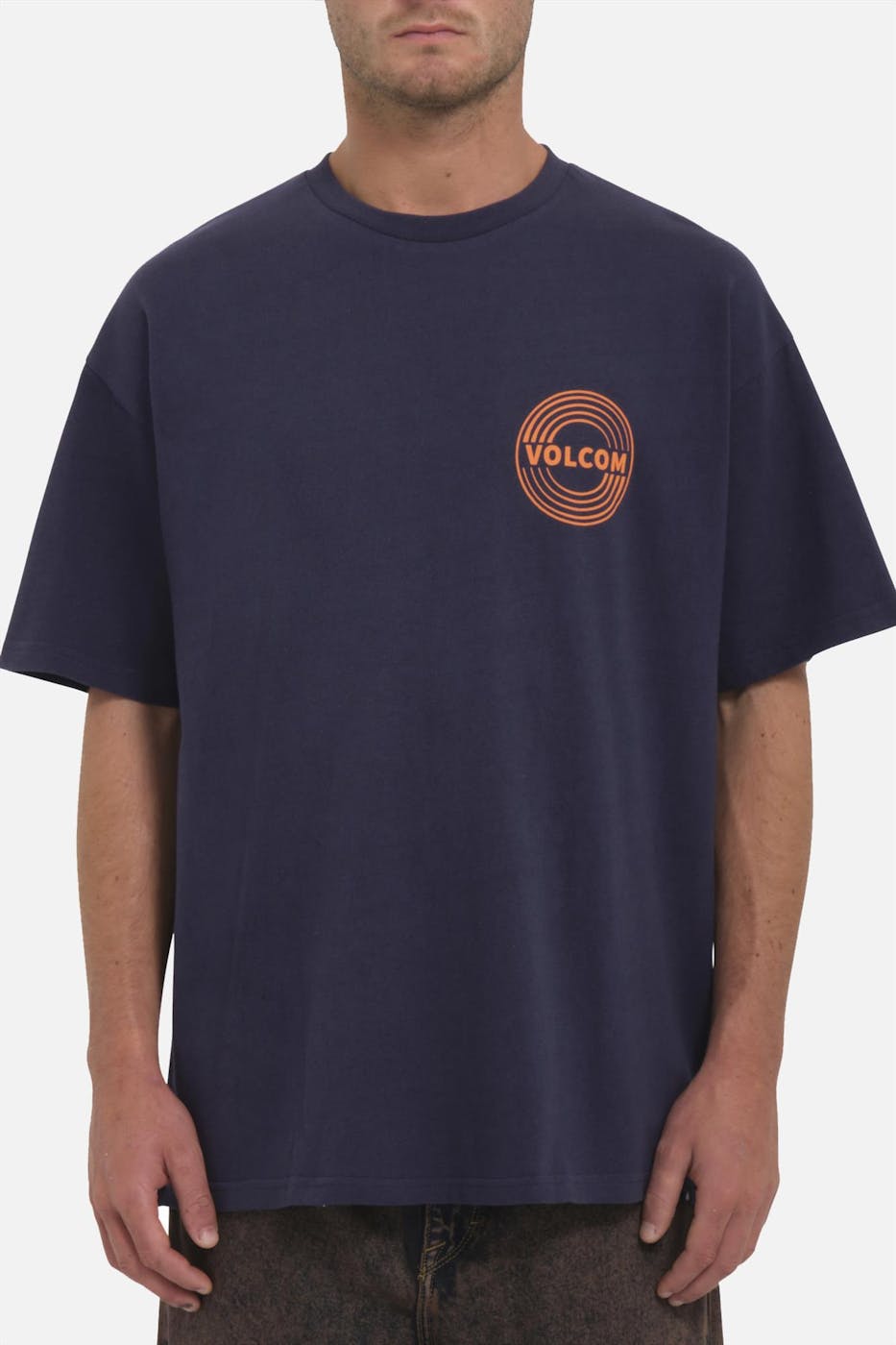 Volcom - Donkerblauwe Switchflip T-shirt