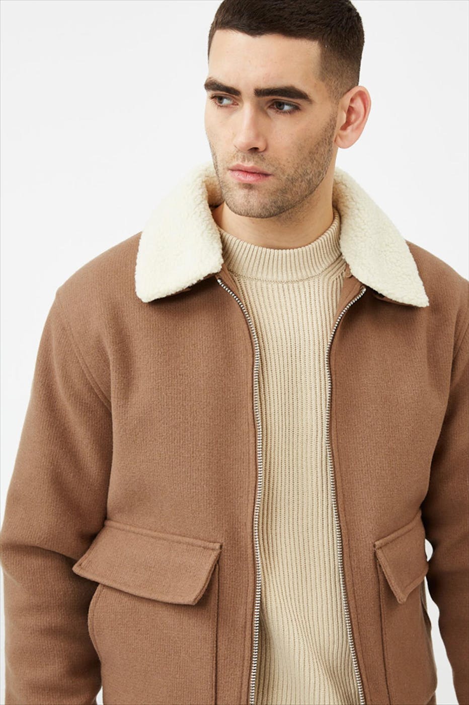 Minimum - Bruine Thorkins Sherpa jacket