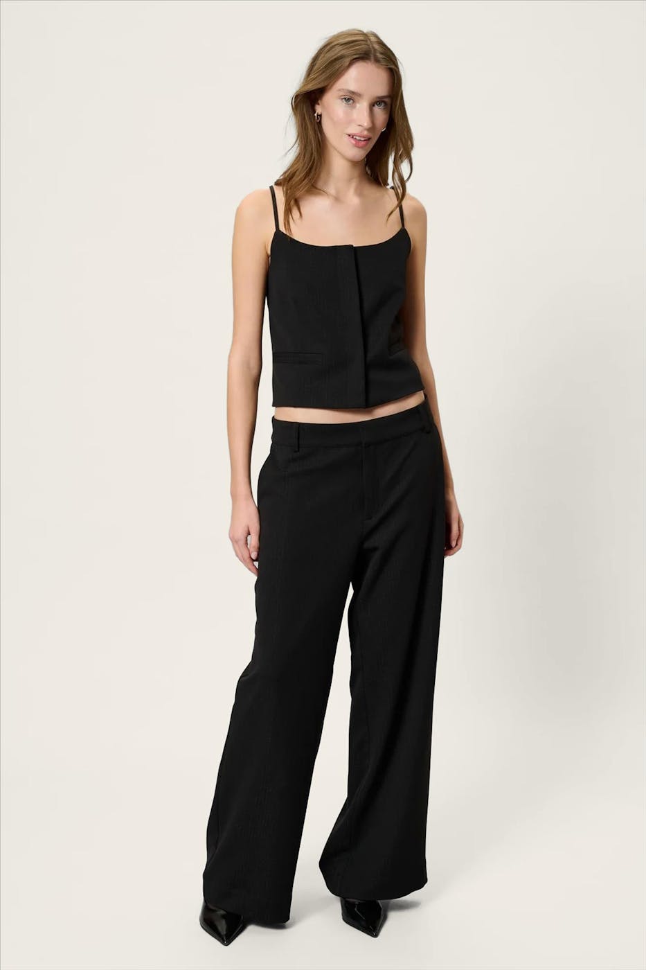 My Essential Wardrobe - Zwarte Reece wide broek