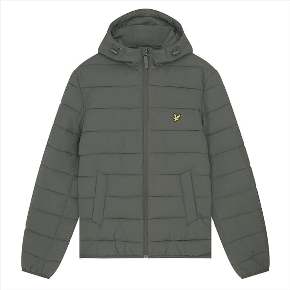 Lyle & Scott - Donkergrijze Lightweight Puffer jas