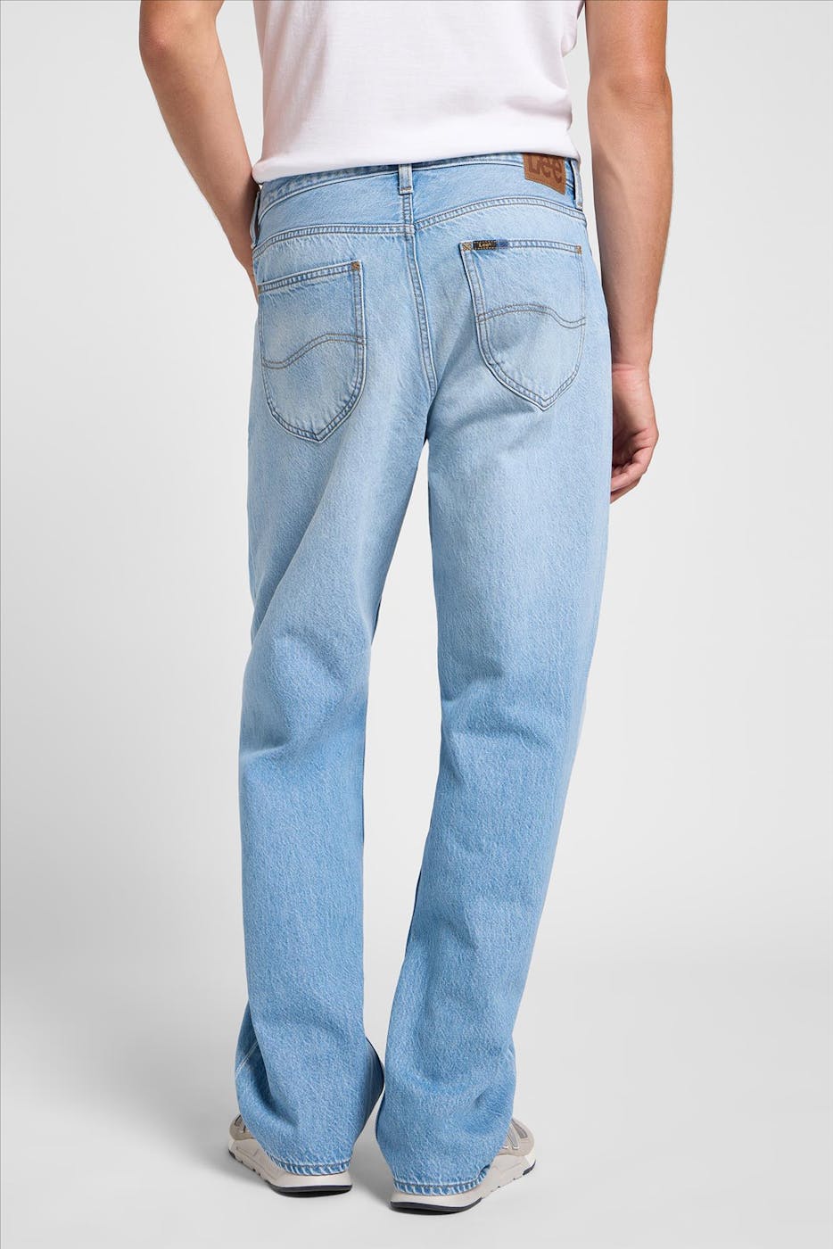 Lee - Blauwe Asher loose straight jeans
