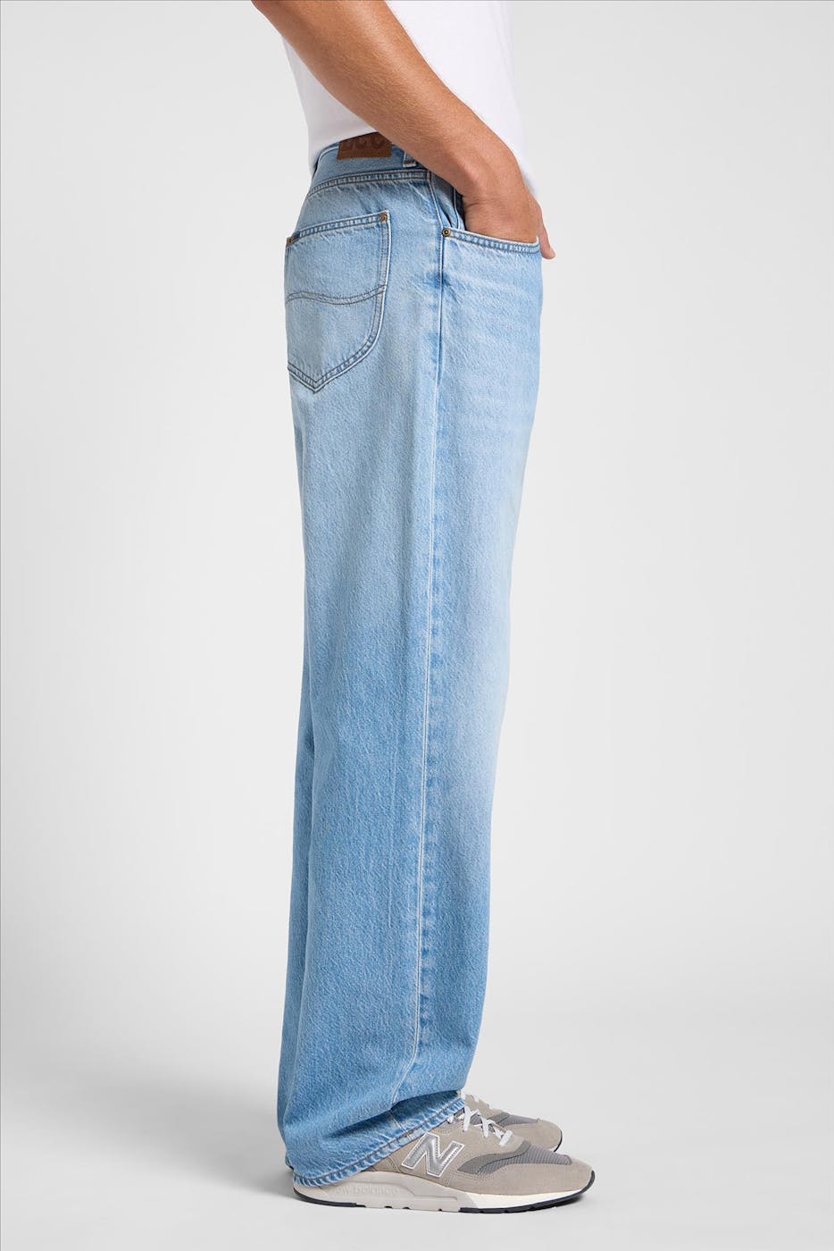 Lee - Blauwe Asher loose straight jeans