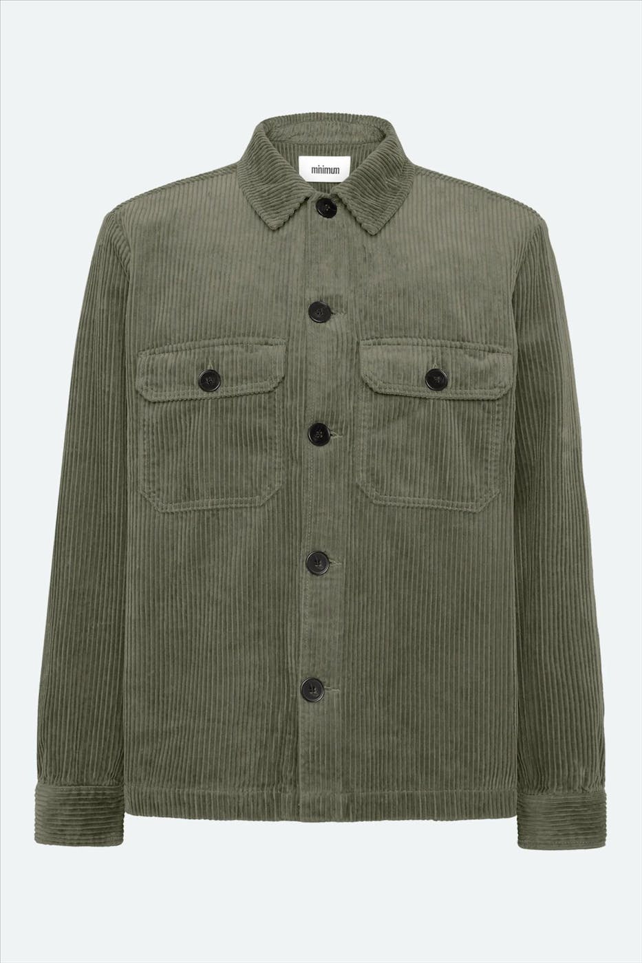 Minimum - Olijfgroene Kaison overshirt