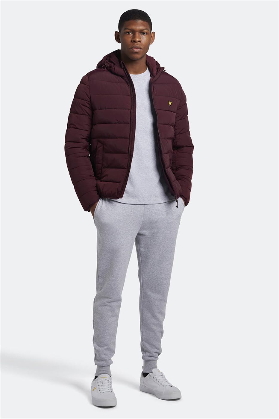 Lyle & Scott - Bordeaux Lightweight Puffer jas