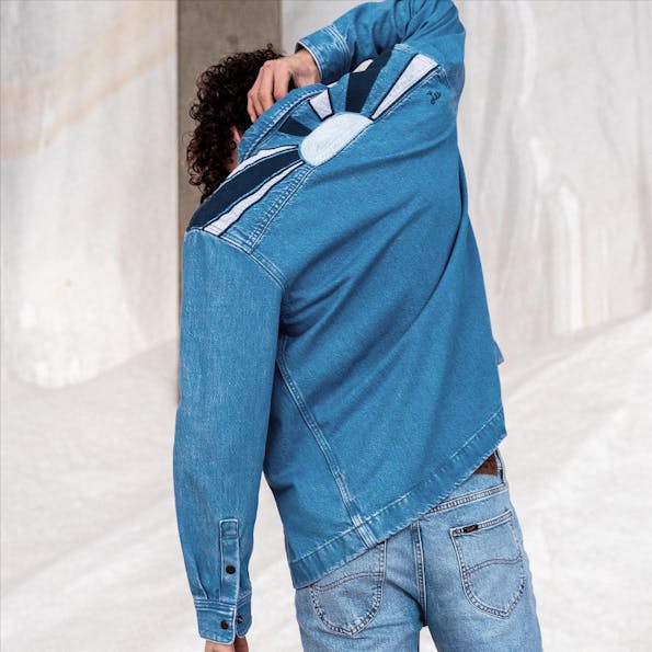 Lee - Blauwe Old Time West straight jeans