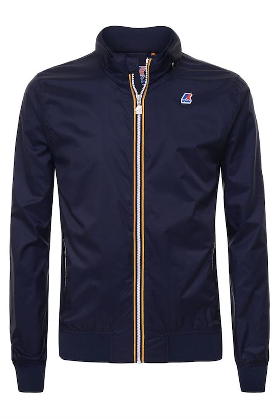 K-Way - Donkerblauwe Amaury Nylon Jersey regenjas