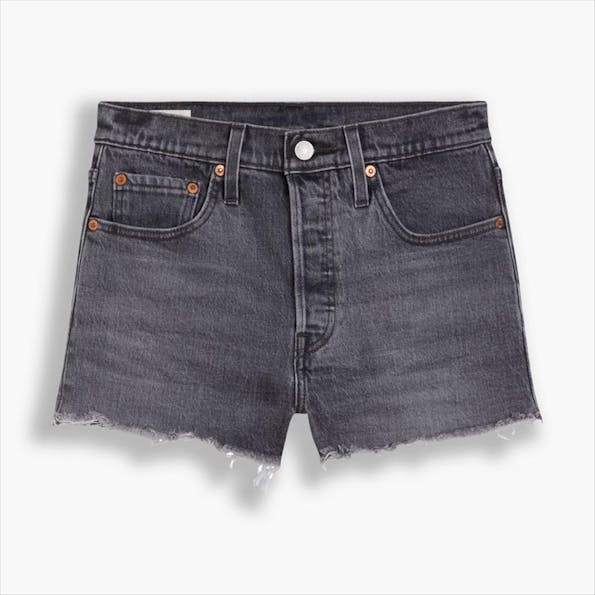 Levi's - Grijze Afgewassen 501 Jeans short