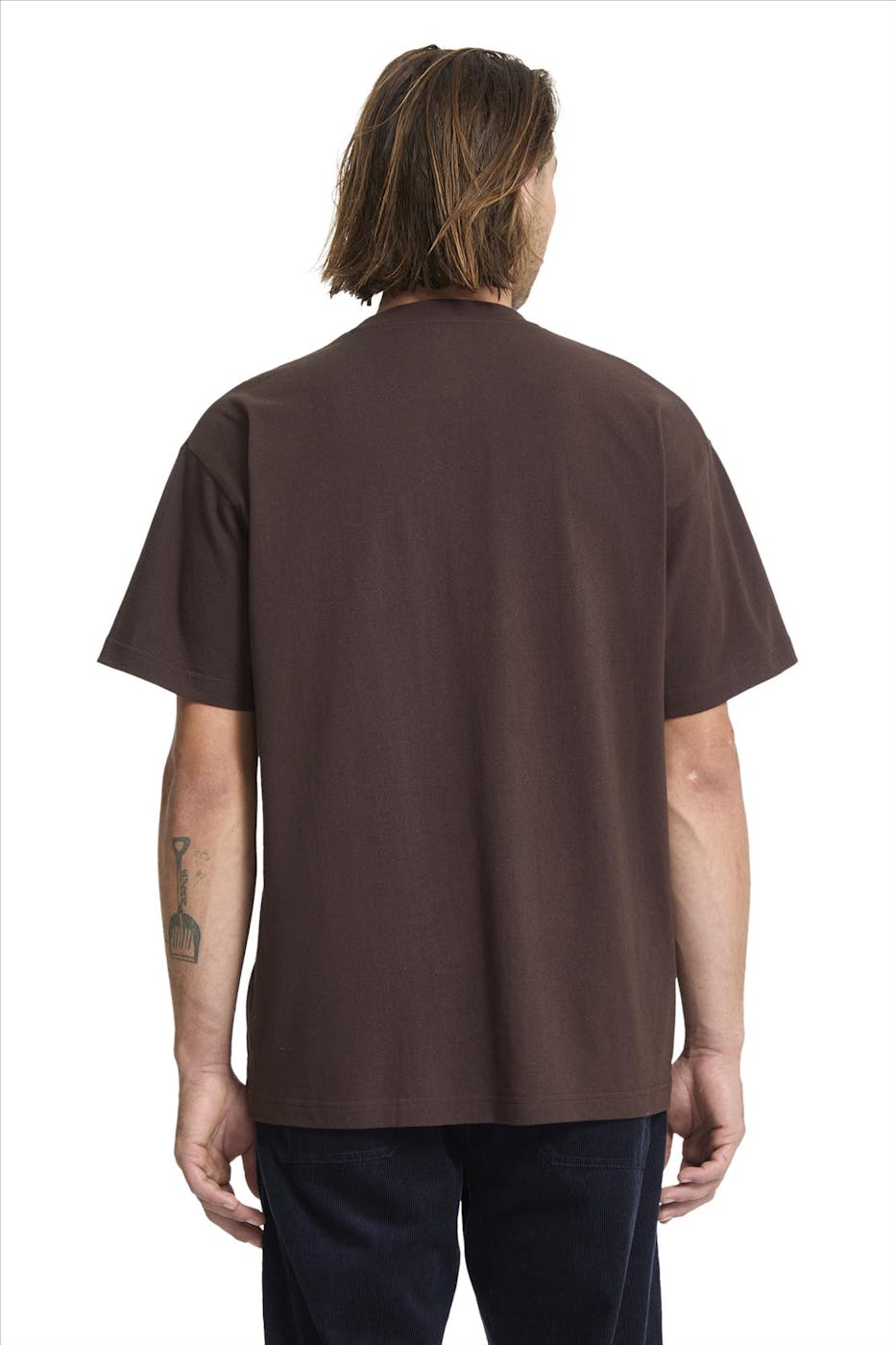 Volcom - Donkerbruine Volcom Stone T-shirt
