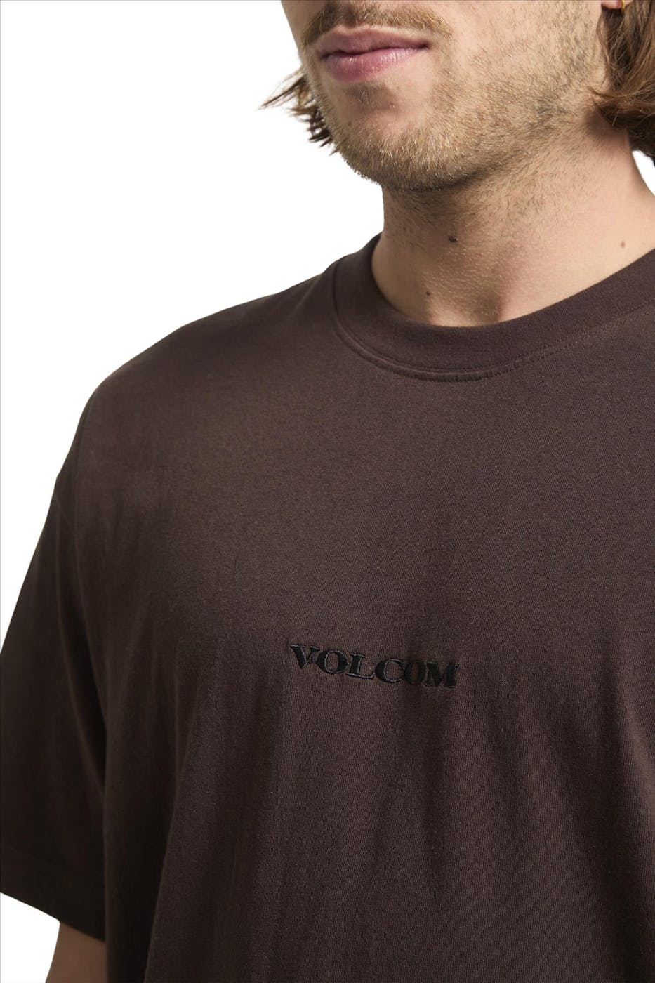 Volcom - Donkerbruine Volcom Stone T-shirt