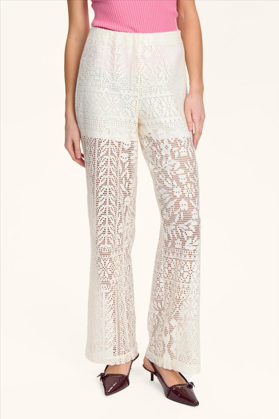 Nümph - Witte Wicki broek
