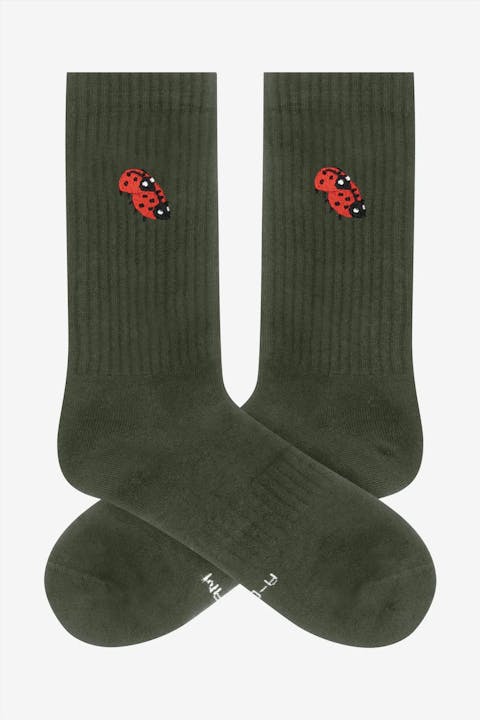 A'dam - Kaki Ladybird sokken, maat: 41-46
