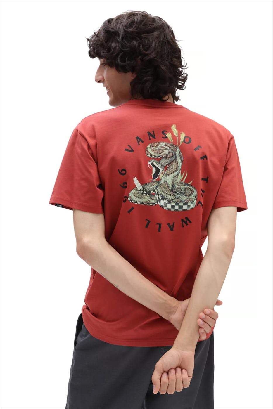 Vans  - Baksteenrode Desert Pack T-shirt