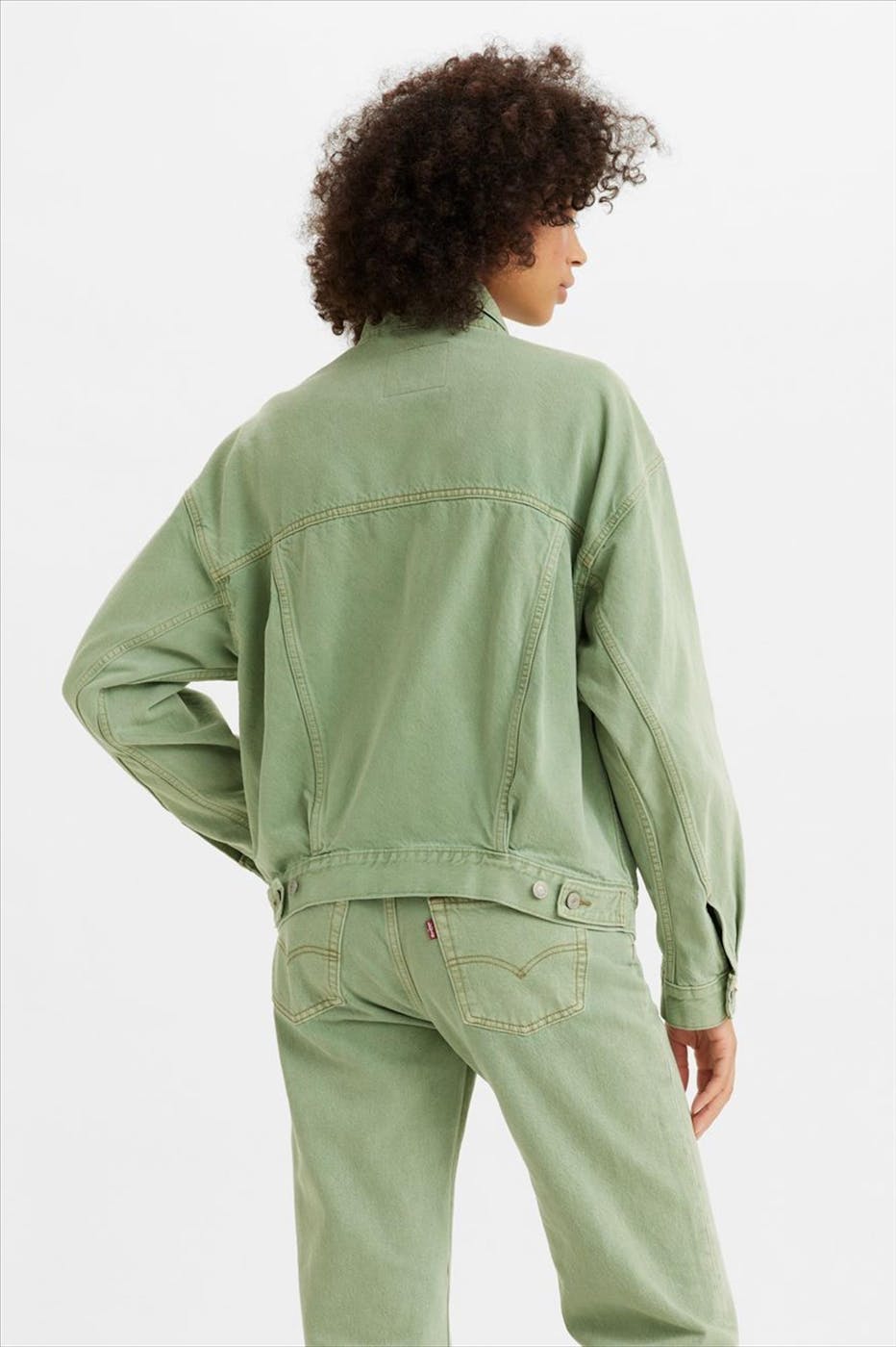 Levi's - Groene 90's trucker jacket