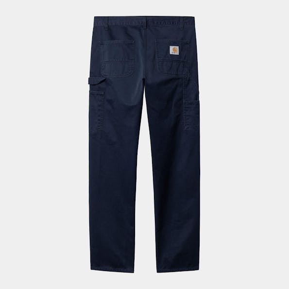 Carhartt WIP - Donkerblauwe Ruck Single Knee broek