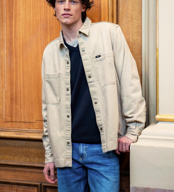 Lee - Beige 2 Pocket overshirt