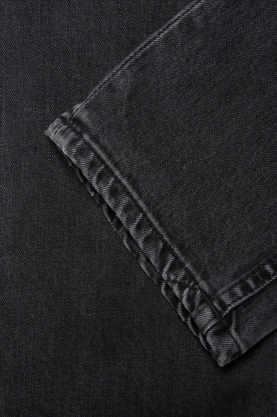 Nudie Jeans Co. - Donkergrijze Lean Dean slim tapered jeans