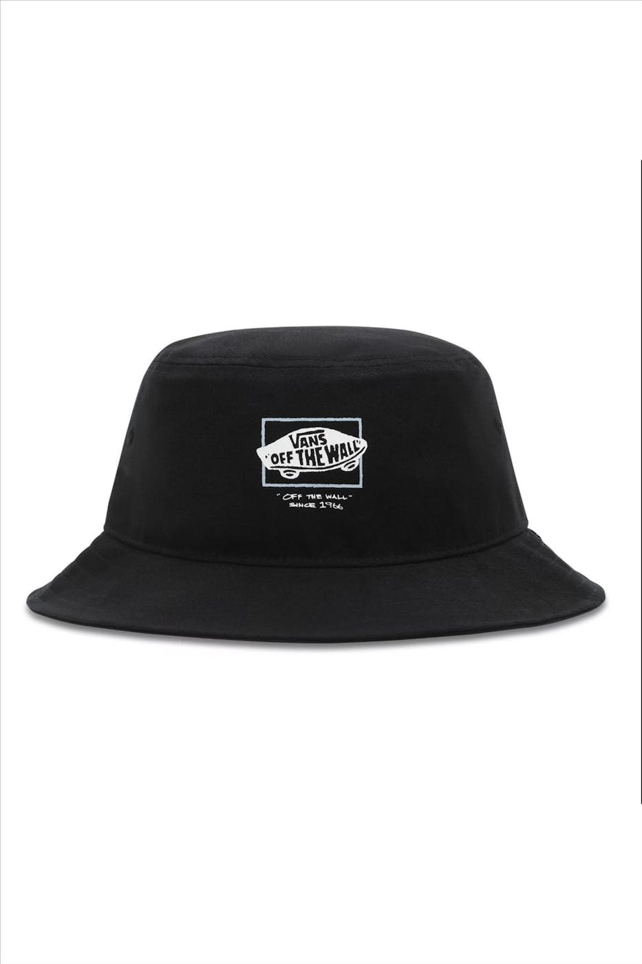 Vans - Zwarte Logo Print bucket hat
